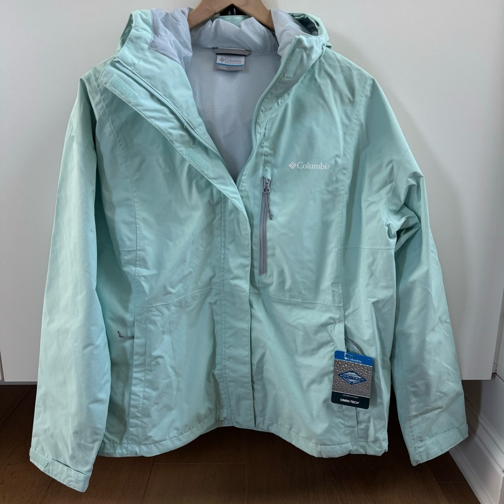 NWT COLUMBIA women’s jacket | mint | size L
